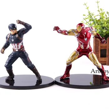 

Action Figure Ironman / Captain America PVC Marvel Avengers Collection Model Toy Iron Man Infinity War