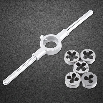 

6PCS/Set Metric Die Wrench Kit Thread Processing Threading Tapping Hand Tooll