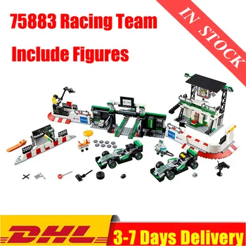 

IN Stock 28006 Super Racer Racing Car Team 7 Figures Building Blocks Compatible 75883 Brick Kid Toys