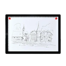 A4 ламповый коврик ультра-тонкий портативный ленточный шкала светодиодный копировальный щит, регулируемая USB копировальная плата для рисования, рисования, анимации, штампа, Ca