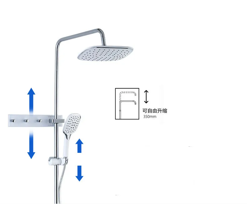 Description Picture 6 of itemShower Faucets Bath Tub Mixer Bathroom Set Waterfall Faucet Bath Shower System