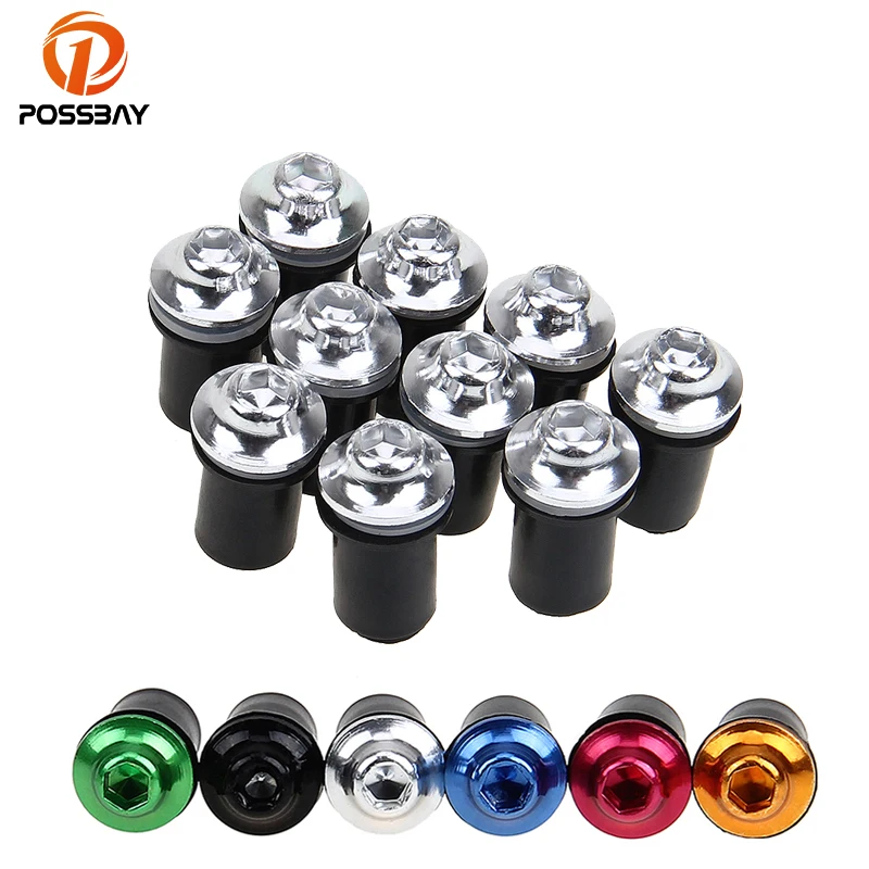 10 X M5 5mm Windscreen Bolts Kit Motorcycle Windshield Screw Mounting Nuts 
