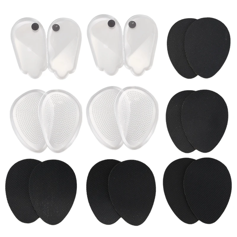 

Forefoot Slip Slip Sound-Absorbing Stickers Wear-Resistant Soles Non-Slip Stickers with Sticky Transparent High Heels Heel Pads