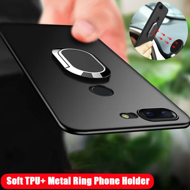 

for Samsung S7 S6 Edge S5 J7 J5 J3 2016 J2 A5 A6 A8 2018 A5 A3 A7 2017 Case TPU With Stand Ring Magnet Holder Silicon Back Cover