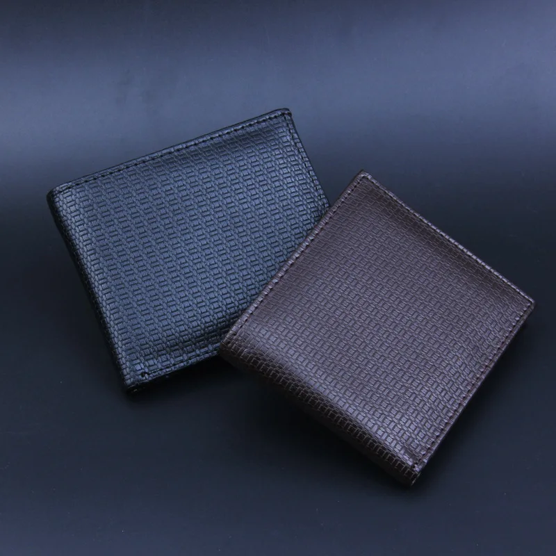 

PU Leather Luxury Wallet Fashion Short Bifold Men Wallet Casual Soild Wallets With Coin Pocket Purses Male Credit card Wallets