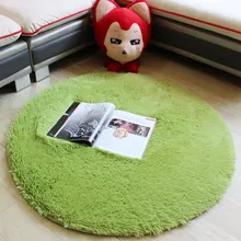 Коврики для гостиной, плюшевый коврик для йоги, чехол для компьютерного стола, коврик, коврик для двери, многоразовое одеяло, для дома, Круглый, для спальни