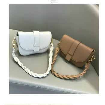 

Spring New Leather Handbags Saddle Bag Retro Luxury Handbags Designer Bags for Women 2020