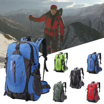

Outdoor Mountaineering Backpack 40L Nylon Waterproof Sports Hiking Travel Bag Outdoor Climbing Camping Backpack