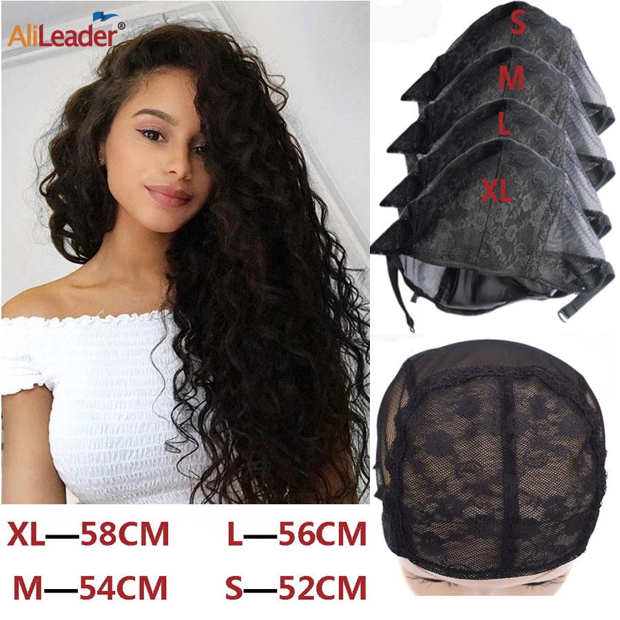 1 Pcs/Lot XL Wig Caps With Combs For Making Wigs Adjustable Materials