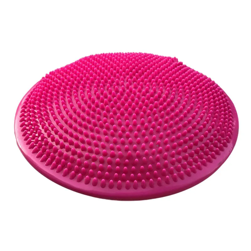 Горячая 3c-йога сбалансированные коврики массажная подушка баланс диск баланс мяч бунт подушка для занятий йогой лодыжки реабилитационная подушка - Color: Red