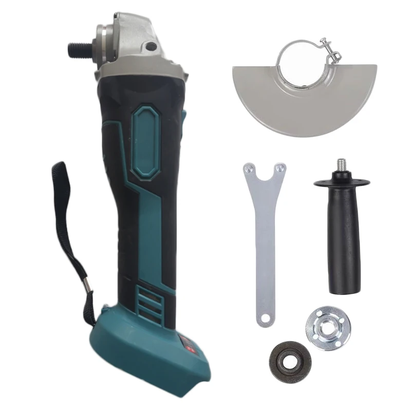 

125mm 18V Brushless Wireless Impact Angle Grinder Head Tools Kit without 18V Battery for DIY woodworking tools