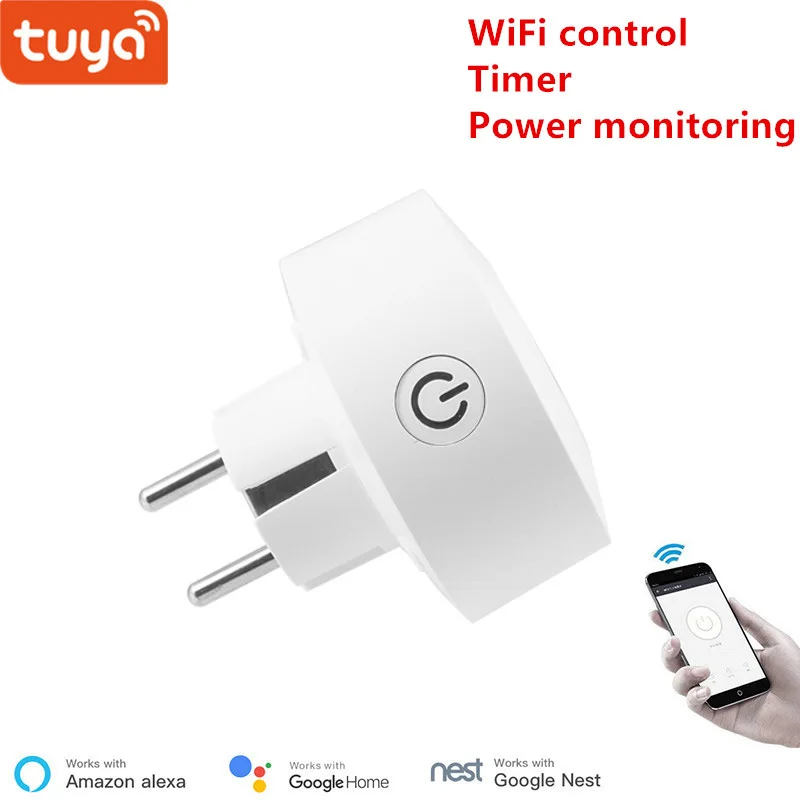 Tuya Smart Waterproof Plug IP66 Outdoor WiFi Outlet 16A APP Wireless  Control Intelligent Smart Home Control Alexa Compatible - AliExpress