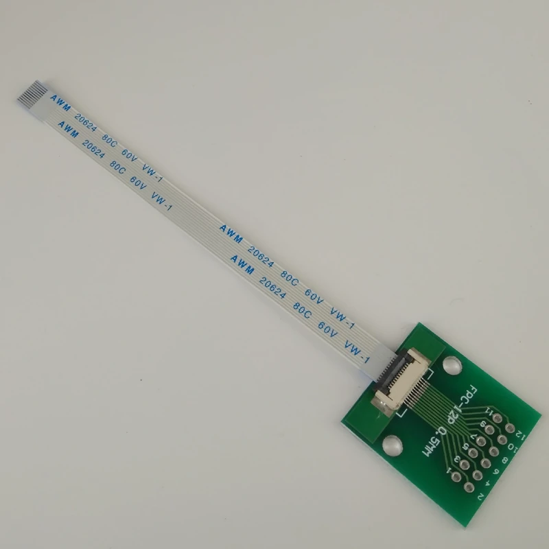 FFC/FPC Connector + FFC Cable 0.5mm Pitch 50/100/200mm Length 6P 8P 10P 12P 14P 20P 30P 40P 50PIN 1set