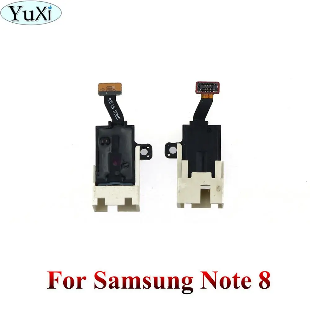 Note 8 YuXi для samsung Galaxy J4 J3 J330 J6 S7 edge S8 S9 note 4 8 Разъем для наушников аудио микрофон гибкий кабель аудио разъем Flex - Цвет: Note 8