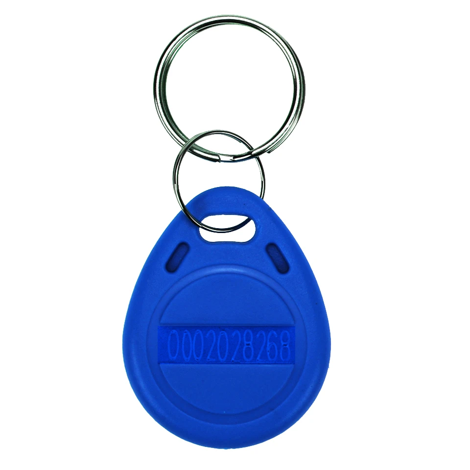 SKU5017-N - Fast-read Access RFID Key Fob 125khz, Handheld Token Tag,  Waterproof Keyfob, Read-Only, Blue