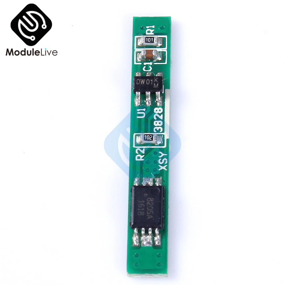 1S 3,7 V 2.5A литиевая батарея Защитная плата полимерная BMS PCM PCB над разрядкой заряда литий-ионный модуль защиты