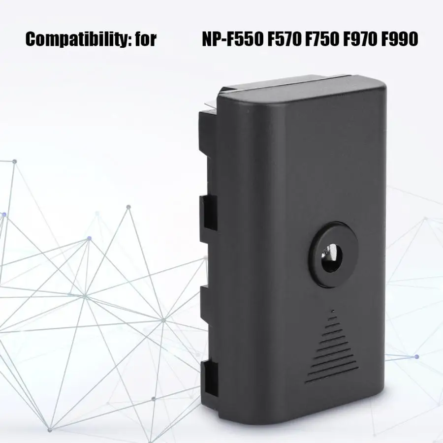 AC мощность манекен батарея Замена адаптер для SONY NP-F550 F570 F750 F970 Горячие