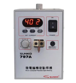 Cheap SUNKKO 797A 18650 Foot Pedal-controlled, Battery Spot Welding Touch Welder Battery Welding Machine