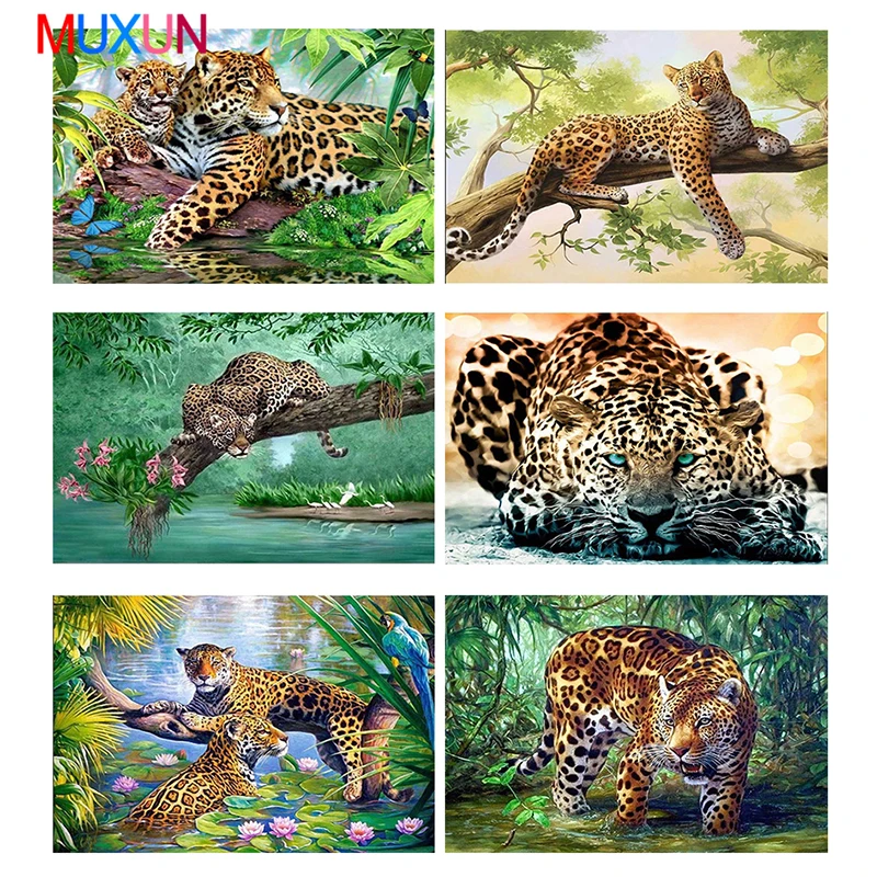 

5D Diy Crystal Diamond Embroidery Animal Diamond Painting Special Shaped Diy Diamond Mosaic Animal Tiger Home Decor Gift 8Jm012