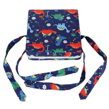 

Toddler Dining Square Dismountable Portable Baby Booster Cushion Chair Pad Mat Kid Non Slip Cartoon Washable Thick Soft