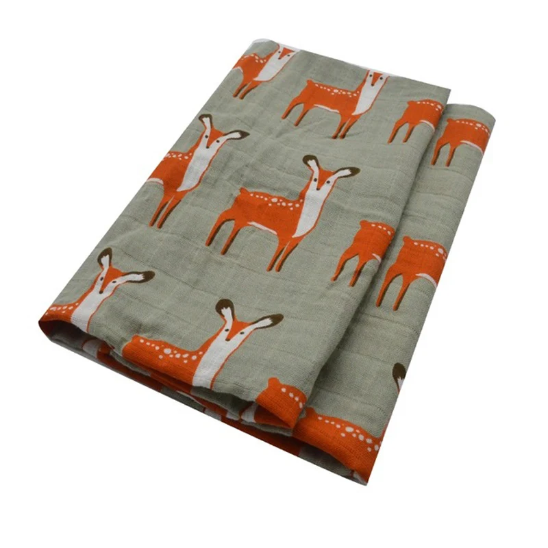New Cotton Baby Blankets Newborn Soft Organic Cotton Baby Blanket Muslin Swaddle Wrap Feeding Burp Cloth Towel Scarf Baby Stuff 5