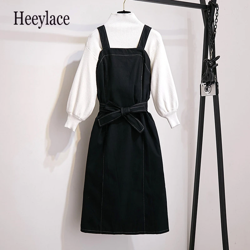 Вязанная водолазка с пышными рукавами женские модные тонкие свитера Топы +