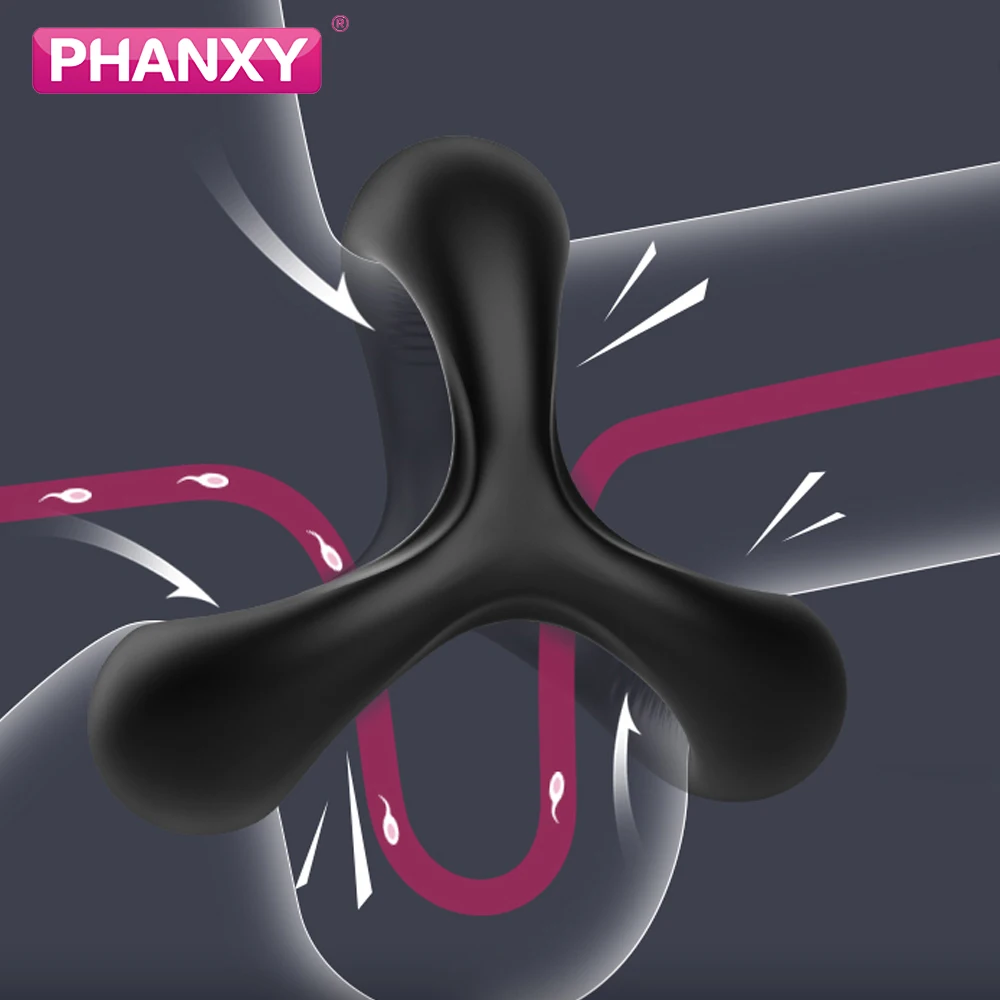 PHANXY кольцо на пенис для мужчин Задержка эякуляции эрекция секс магазин игрушки