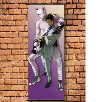 

Anime Poster JoJo's Bizarre Adventure Higashikata Josuke Wall Scroll Painting Art Prints Home Room Decoration