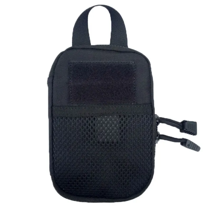 Black Тактический военный Molle EDC сумка поясная охотничьи инструменты аксессуар карманные сумки - Цвет: Black