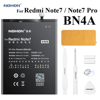 

Nohon Battery For Xiaomi Redmi Note 7 Pro 7Pro Note7 BN4A 3900-4000mAh High Capacity Li-polymer Batteries For Mi Redmi Note 7Pro
