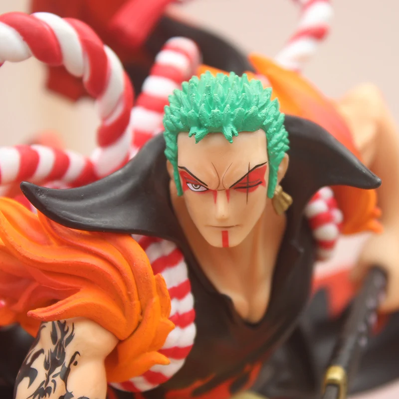 Экшн-фигурка из ПВХ 24 см Gk Roronoa Zoro Kabuki Version декоративная Коллекционная модель