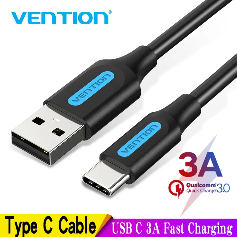 Vention USB Type C кабель для быстрой зарядки 3A 3 1 передачи данных зарядный Samsung S8 Xiaomi Huawei