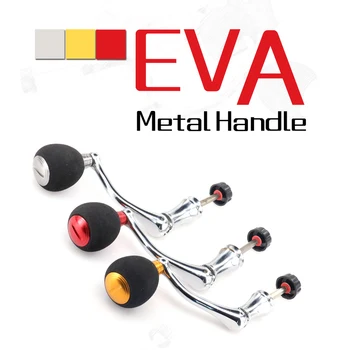 

High Quality Spinning Wheel Handle Refitting Crank Handle Durable Practical Large Metal + EVA Fishing Vessel Spool Crank