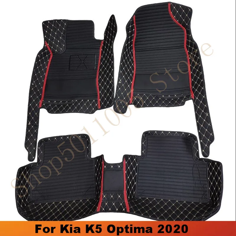 Car Floor Mats For Kia K5 Optima 2020 2021 Carpets Artificial Leather