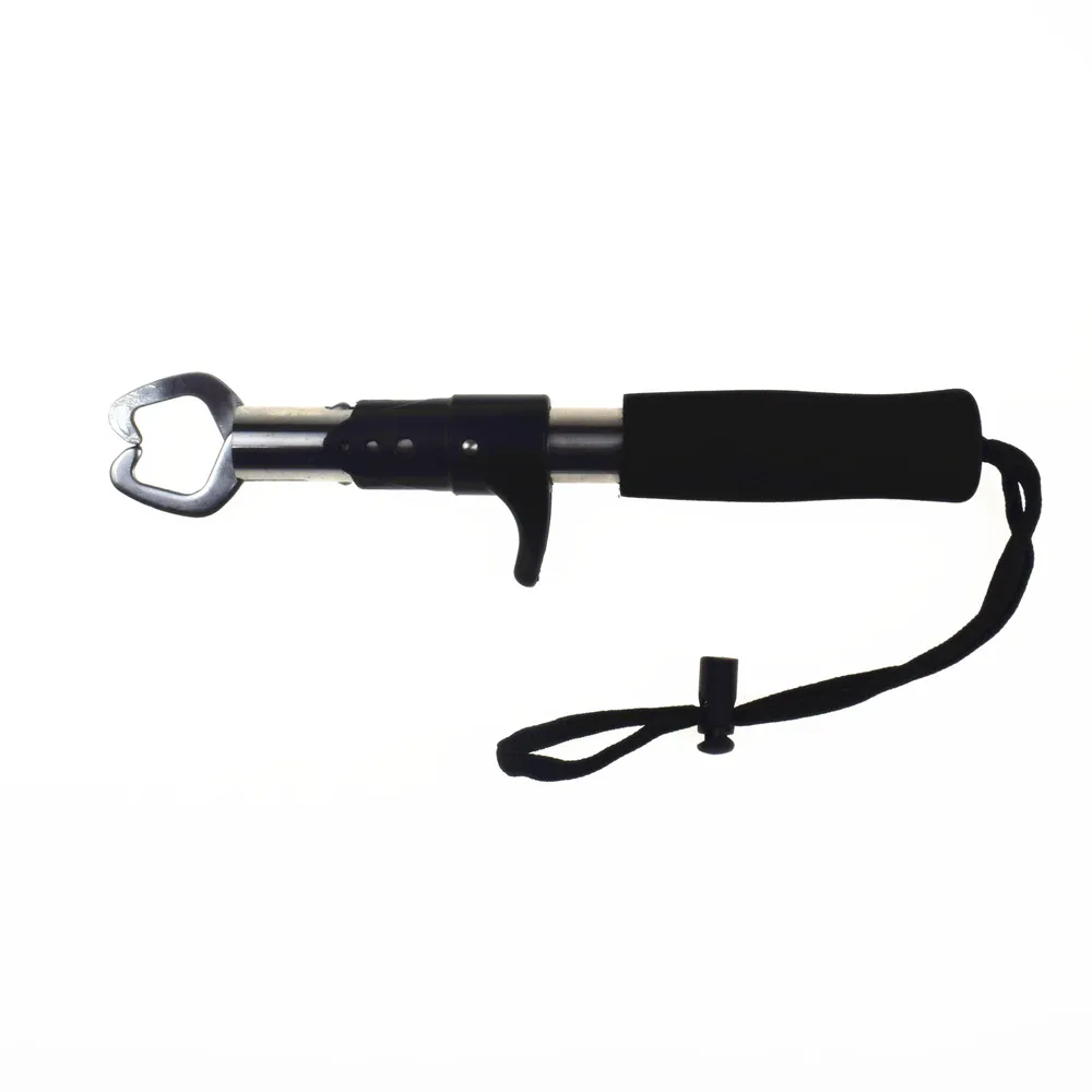 Stainless Steel Fishing Gripper Fish Lip Grip Clamp Grabber Fishing tools  with Connecting Rope