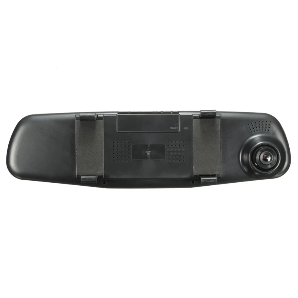 Full HD 1080P Автомобильный видеорегистратор Камера авто 2,8 дюймов зеркало заднего вида Цифровая видеокамера автомобиля двойной объектив Автомобильный видеорегистратор