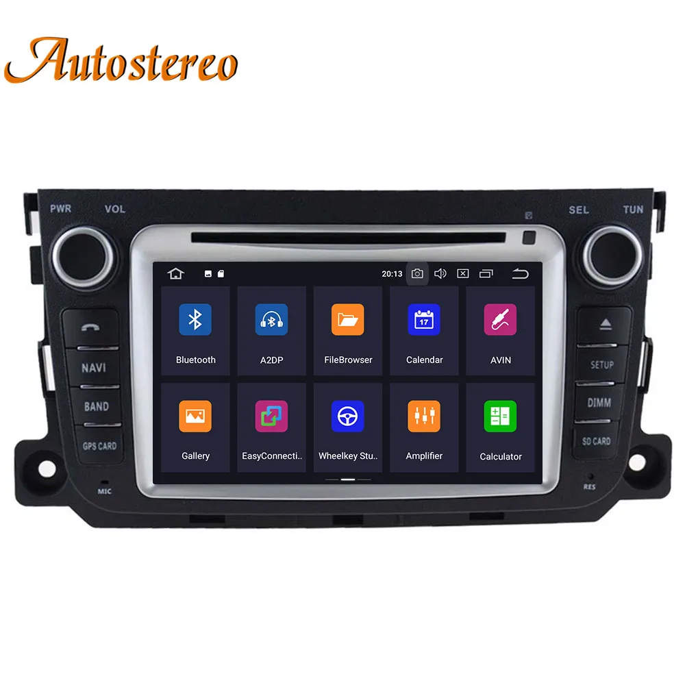 Android 9,0 DSP 64GB Автомобильный dvd-плеер gps навигация для Benz Smart 2010- автомобильное радио головное устройство мультимедийный проигрыватель с функцией записи