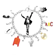 Dongsheng Майкл Джексон браслеты для женщин ювелирные изделия браслет аксессуары музыкальная певица талисманы браслет Поклонники подарки-25