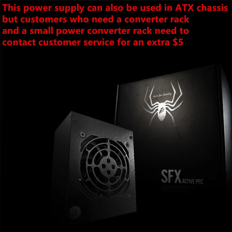 PSU для 1Stplayer Black Widow SFX ITX 12V Quasi-silver 500W блок питания GPK500S-FX