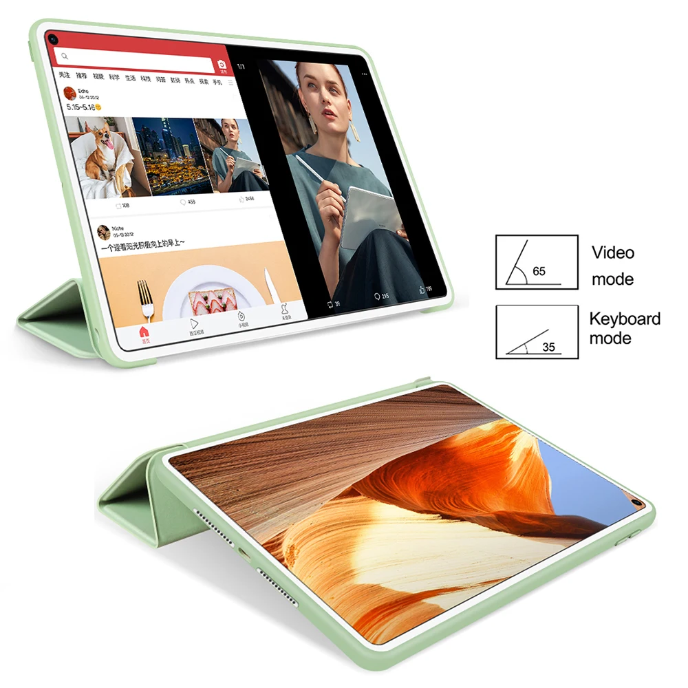 Чехол для планшета Huawei MatePad Pro 10 8 тонкий складной чехол подставка из