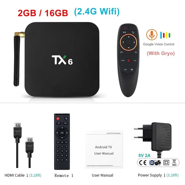 2GB 16GB add G10 TX6 ТВ приставка android 9,0 Allwinner H6 4 Гб DDR3 32 ГБ/64 Гб EMMC 2,4 ГГц 5 ГГц WiFi BT4.1 поддержка 4 к H.265 телеприставка Youtube плеер - Цвет: 2GB 16GB add G10