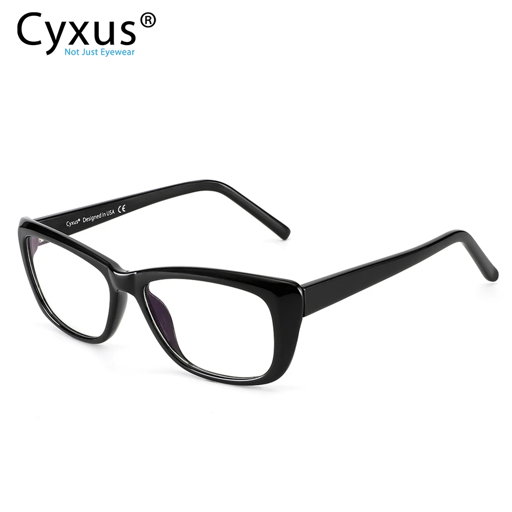 

Cyxus Anti Blue Light Computer Glasses Retro Classic Transparent Lens Rectangle Gaming Glasses Unisex (Men/Women) 8511