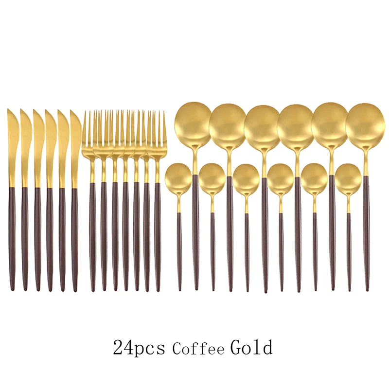 24pcs Coffee Gold