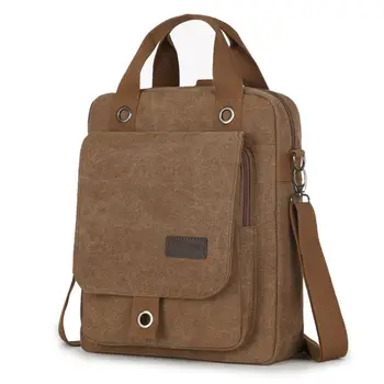 

Canvas Student Bag Trend Casual Man Shoulder Computer Bags Travel Multi-function Backpack