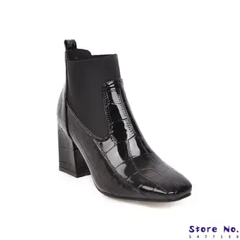 

Bootee Woman 2020 Women's Rubber Boots Luxury Designer Shoes Chunky Heel Booties Ladies Lace Up Rain Fashion Stockings Autumn