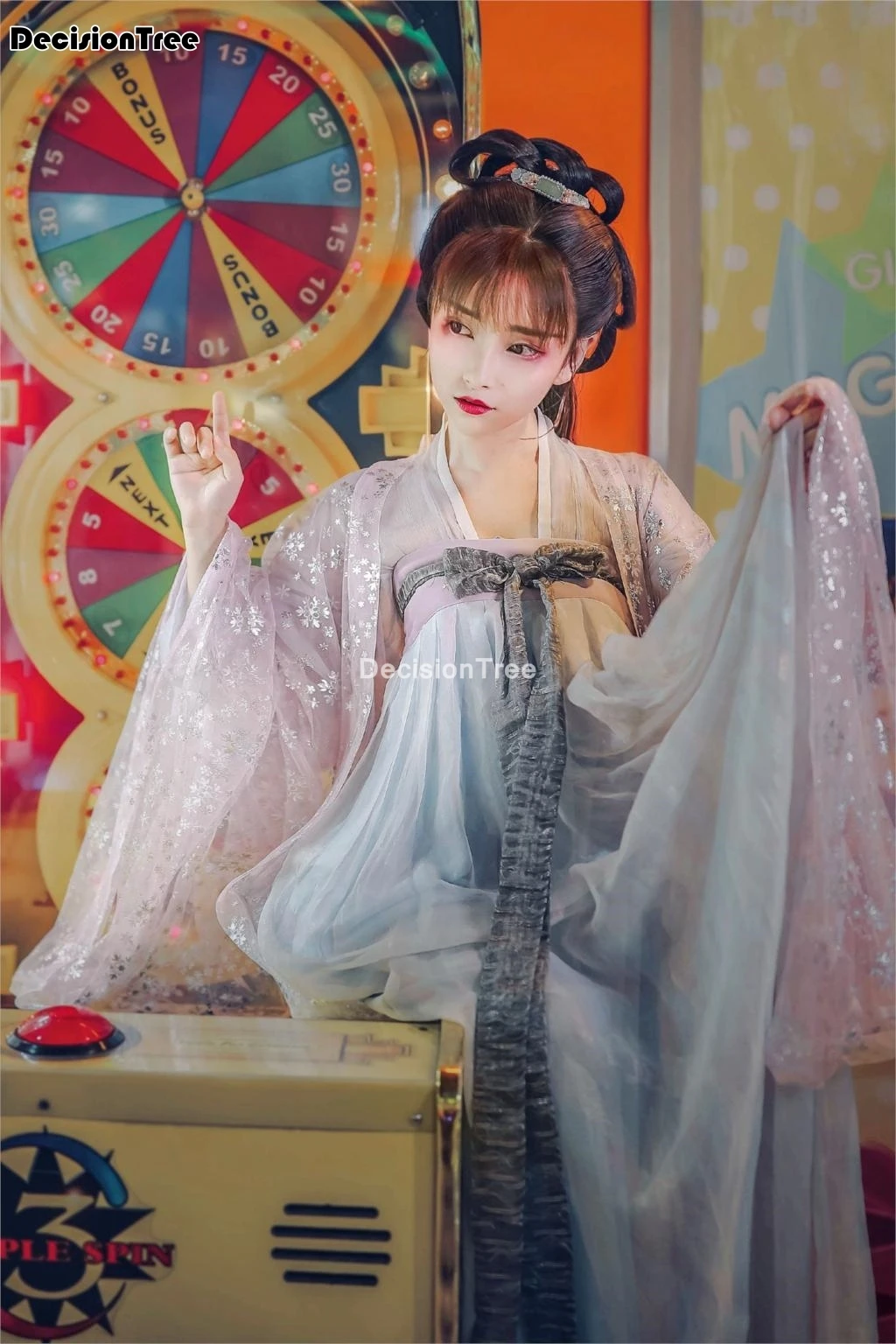 2021 Женский карнавальный костюм феи hanfu одежда китайское традиционное Старинное