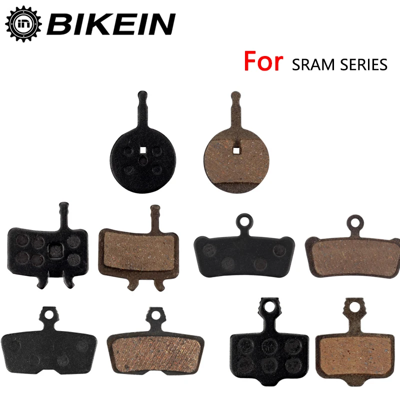 

BIKEIN4 Paar MTB Bike Hars Semi-Metallic Hydraulische Disc Remblokken Voor AVID BB5 BB7 Juicy Elixir Nutt Trail code R remmen pa