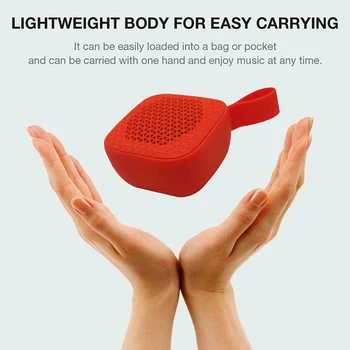 

Portable Bluetooth Speaker Wireless Mini Bluetooth Small Square Stereo Speaker with Portable Lanyard JHP-Best