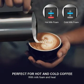 

Professional Coffee Electric Milk Frother Household Intelligent Automatic Heating Hot And Cold Coffe Foaming Milks Machine EU