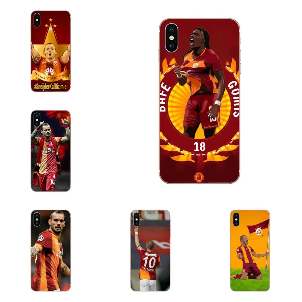 

Football Wesley Sneijder Galatasaray For Xiaomi Mi3 Mi4 Mi4C Mi4i Mi5 Mi 5S 5X 6 6X 8 SE Pro Lite A1 Max Mix 2 Note 3 4